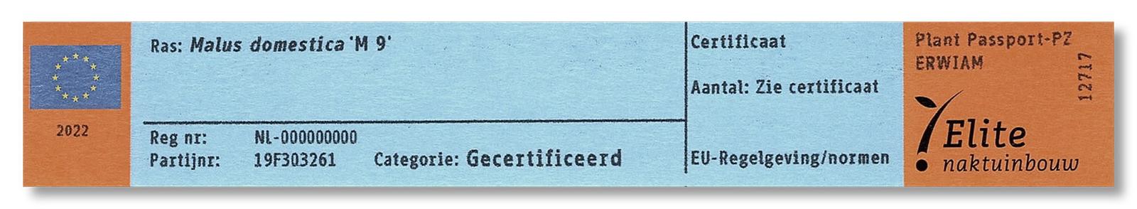 NAK-Elite plantenpaspoort